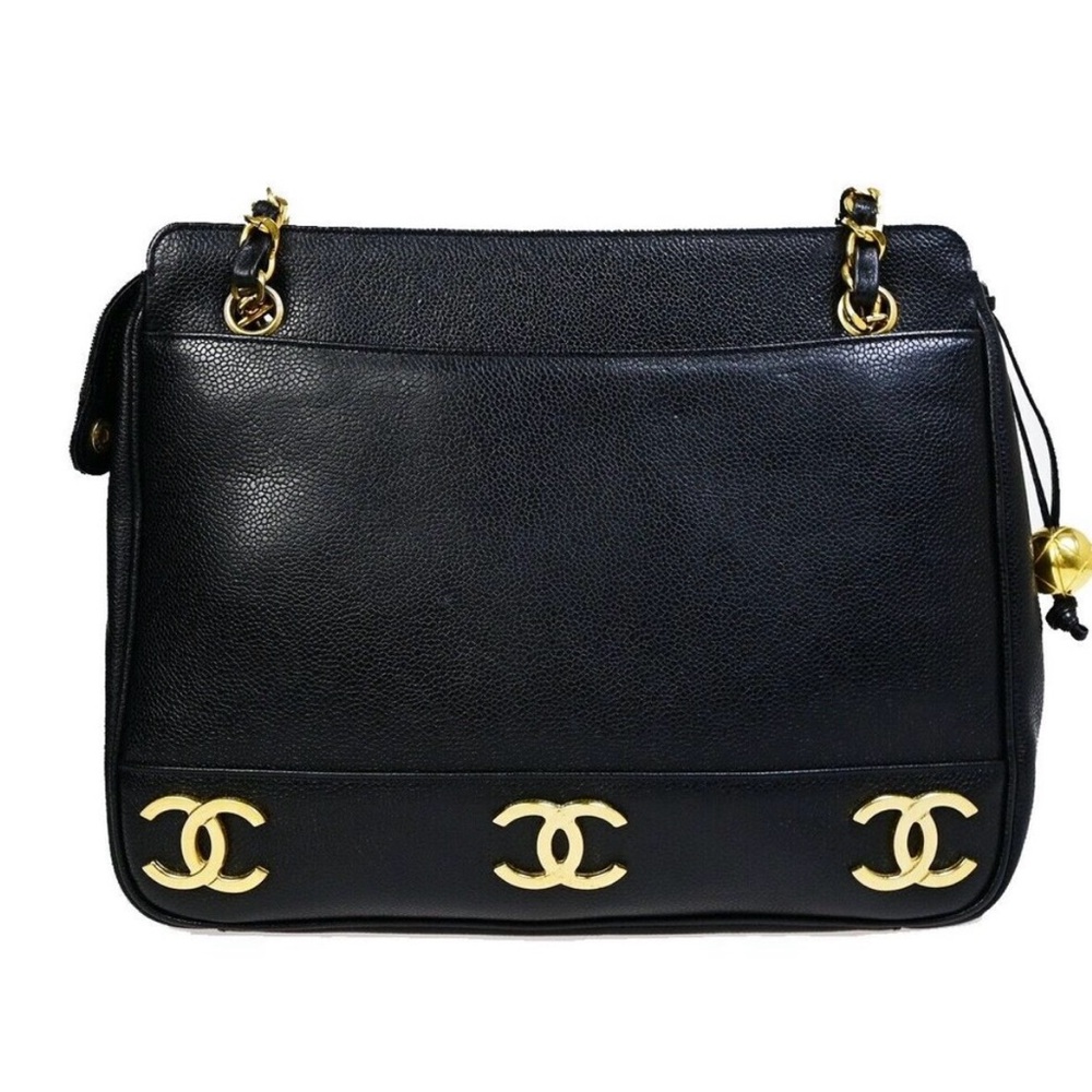 Chanel Triple CC Logo Chain Shoulder